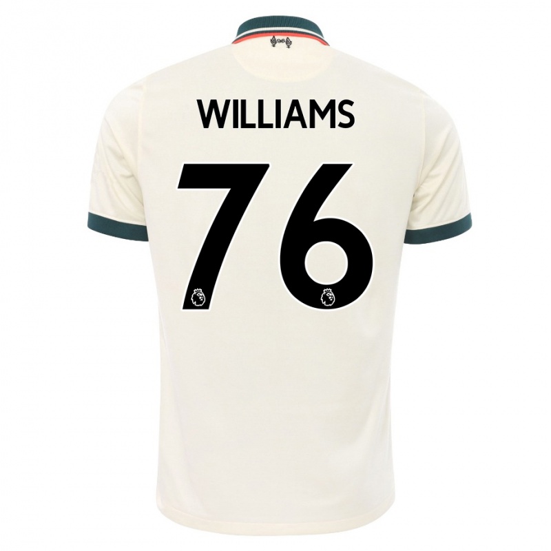 Kinder Neco Williams #76 Beige Auswärtstrikot Trikot 2021/22 T-shirt