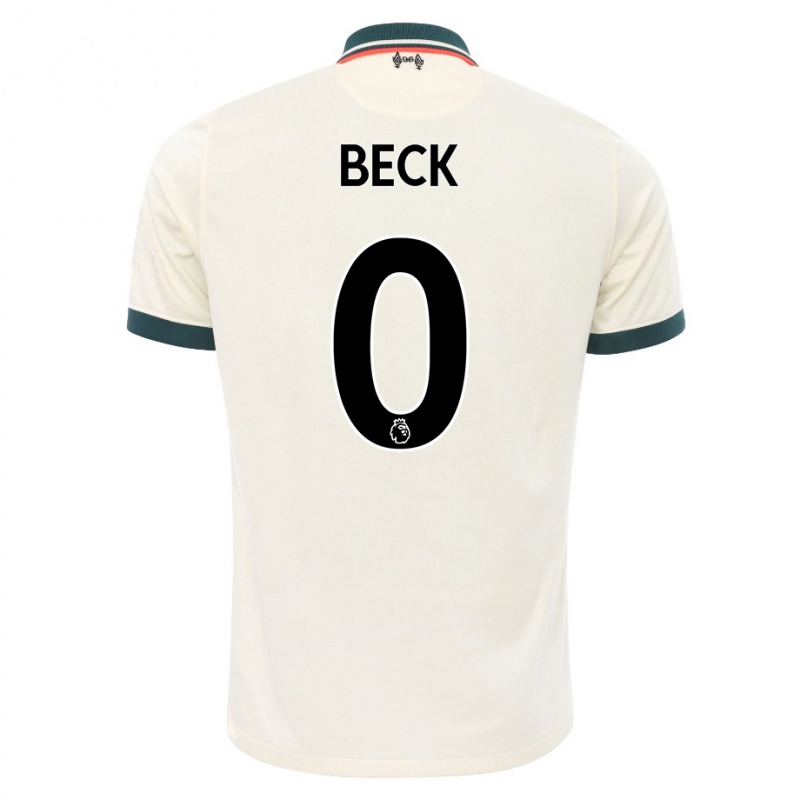 Kinder Owen Beck #0 Beige Auswärtstrikot Trikot 2021/22 T-shirt