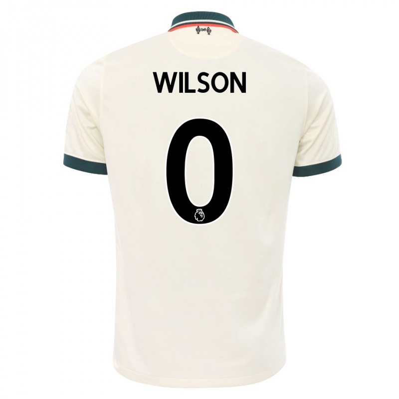 Kinder Sean Wilson #0 Beige Auswärtstrikot Trikot 2021/22 T-shirt