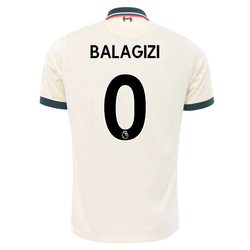 Kinder James Balagizi #0 Beige Auswärtstrikot Trikot 2021/22 T-shirt