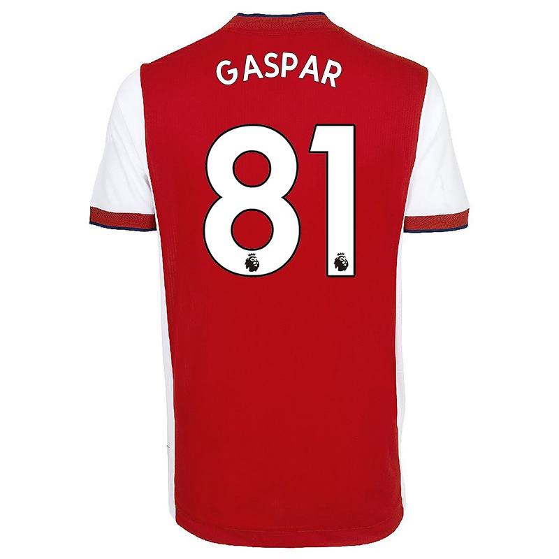 Kinder Luigi Gaspar #81 Gelb Auswärtstrikot Trikot 2021/22 T-shirt