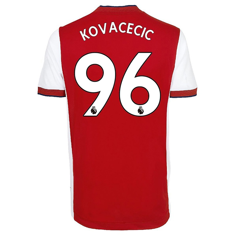 Kinder Alex Kovacecic #96 Gelb Auswärtstrikot Trikot 2021/22 T-shirt