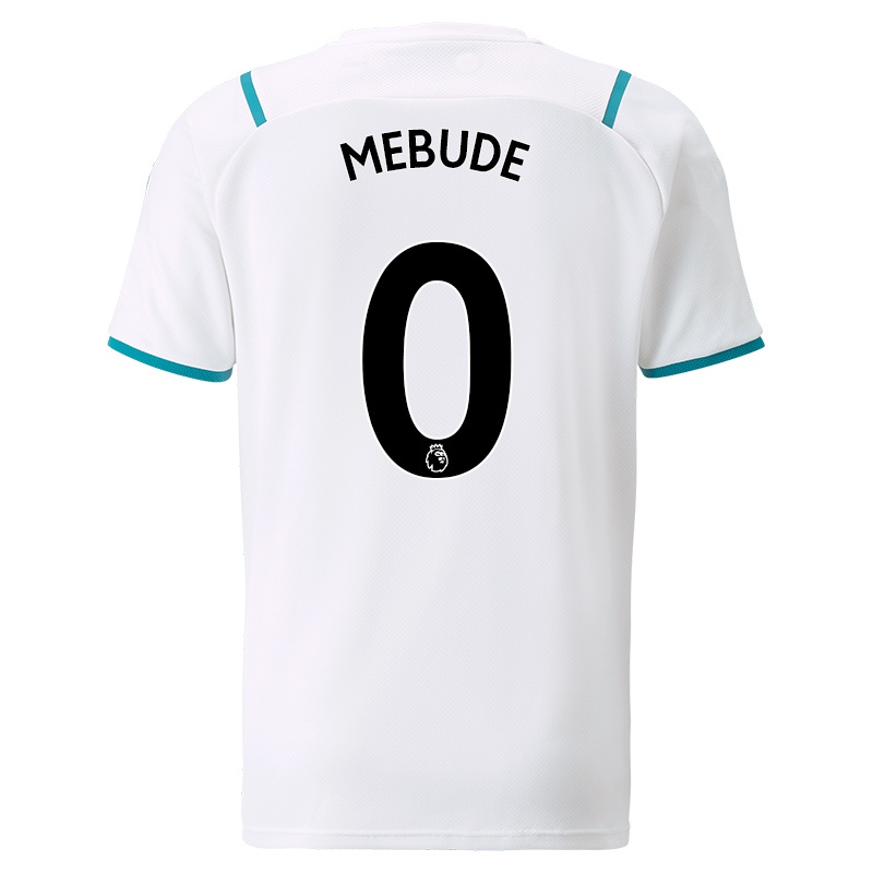 Kinder Adedire Mebude #0 Weiß Auswärtstrikot Trikot 2021/22 T-shirt
