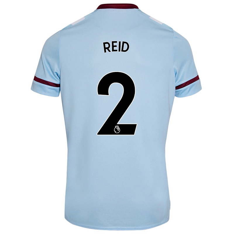 Kinder Winston Reid #2 Himmelblau Auswärtstrikot Trikot 2021/22 T-shirt