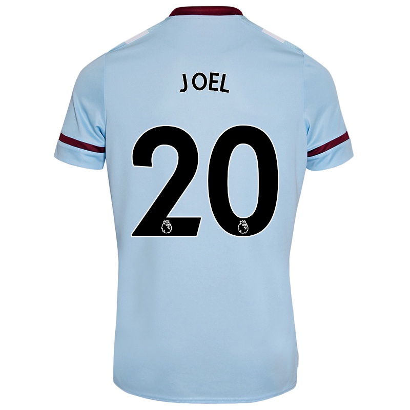 Kinder Lois Joel #20 Himmelblau Auswärtstrikot Trikot 2021/22 T-shirt