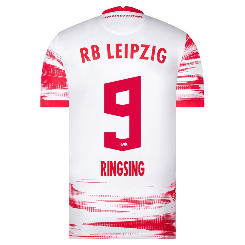 Kinder Louise Ringsing #9 Rot-weiss Heimtrikot Trikot 2021/22 T-shirt