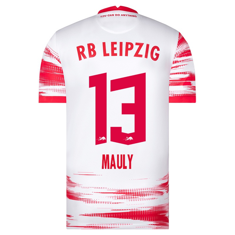 Kinder Lea Mauly #13 Rot-weiss Heimtrikot Trikot 2021/22 T-shirt