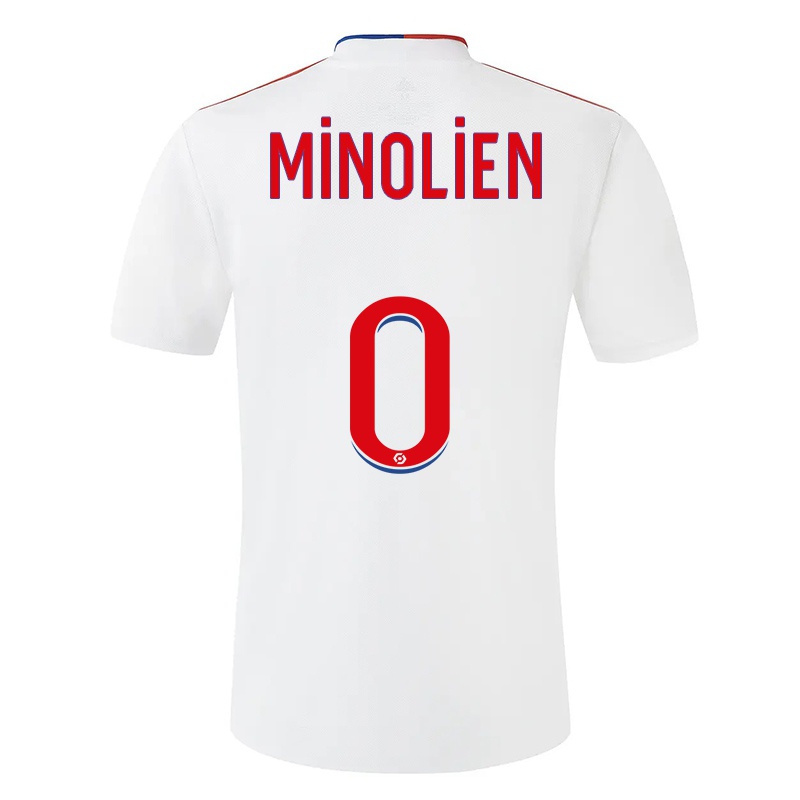 Kinder Andy Minolien #0 Weiß Heimtrikot Trikot 2021/22 T-shirt