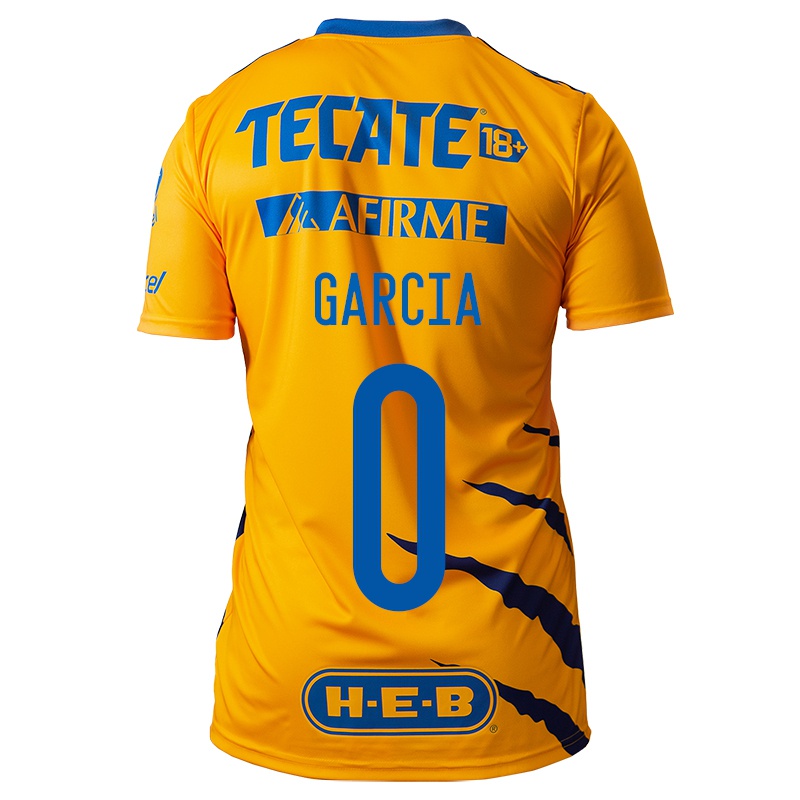 Kinder Jose Garcia #0 Gelb Heimtrikot Trikot 2021/22 T-shirt