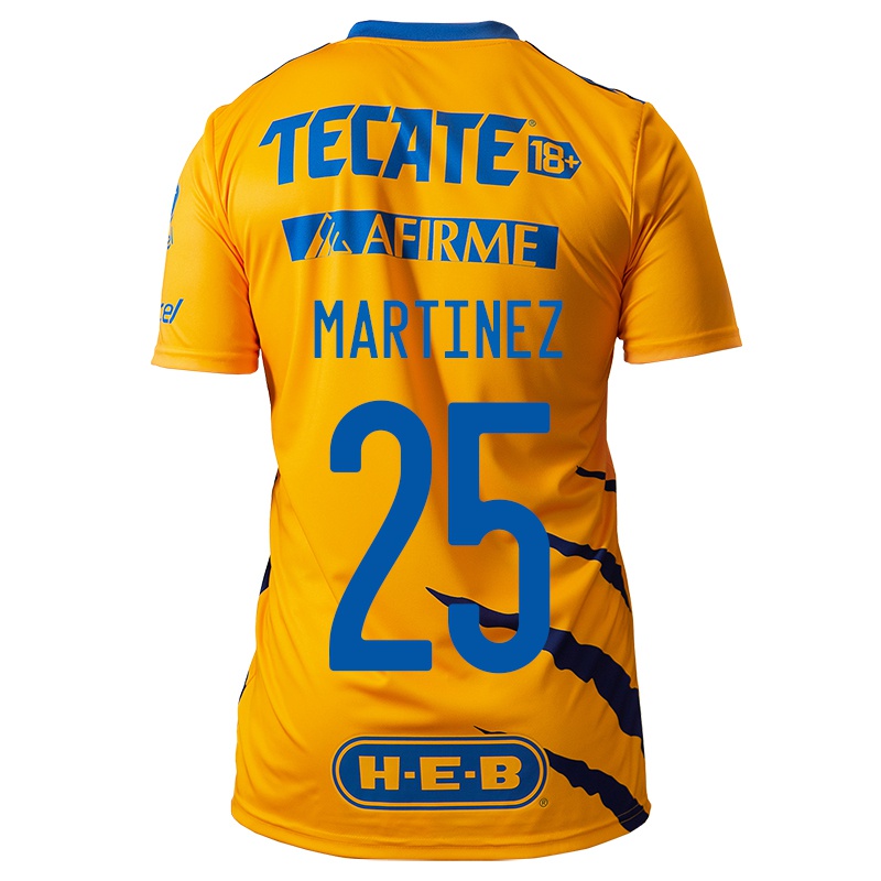 Kinder Azucena Martinez #25 Gelb Heimtrikot Trikot 2021/22 T-shirt
