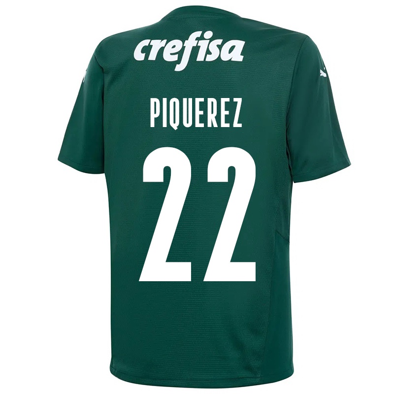 Kinder Joaquin Piquerez #22 Dunkelgrün Heimtrikot Trikot 2021/22 T-shirt
