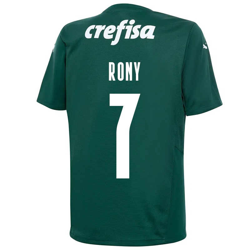 Kinder Rony #7 Dunkelgrün Heimtrikot Trikot 2021/22 T-shirt