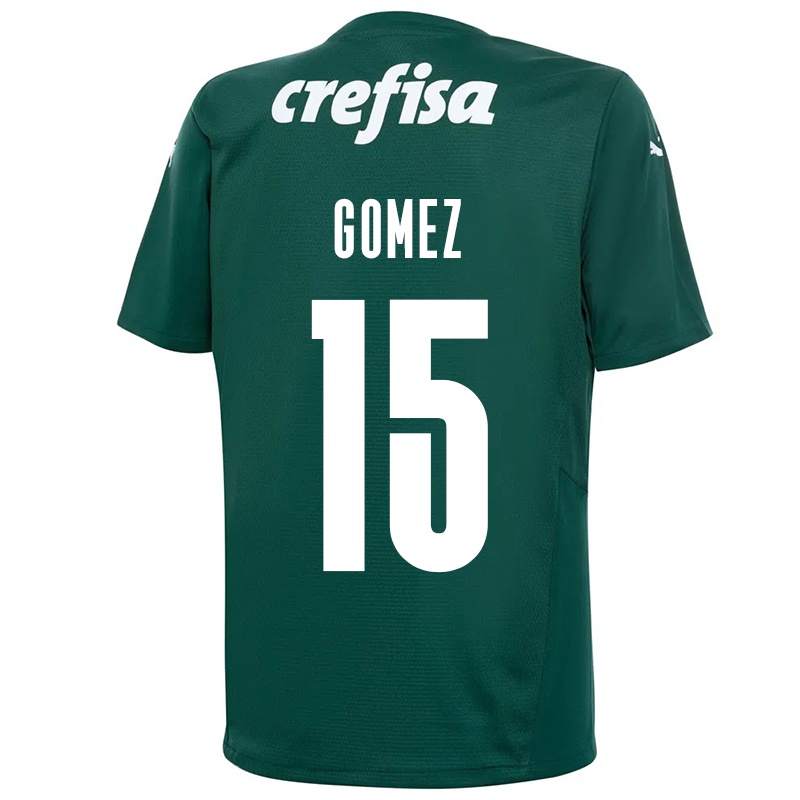 Kinder Gustavo Gomez #15 Dunkelgrün Heimtrikot Trikot 2021/22 T-shirt