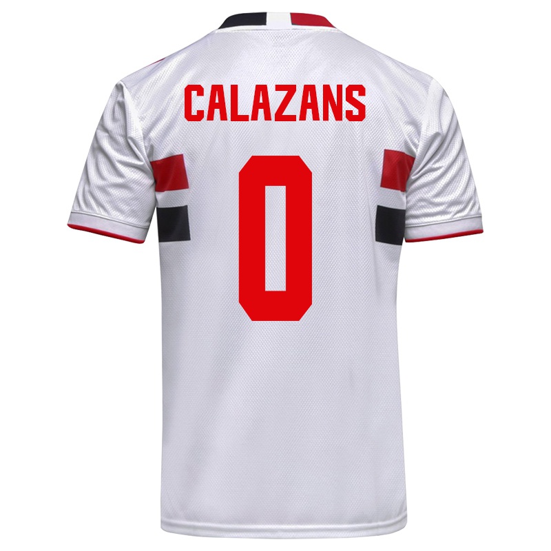 Kinder Marquinhos Calazans #0 Weiß Heimtrikot Trikot 2021/22 T-shirt