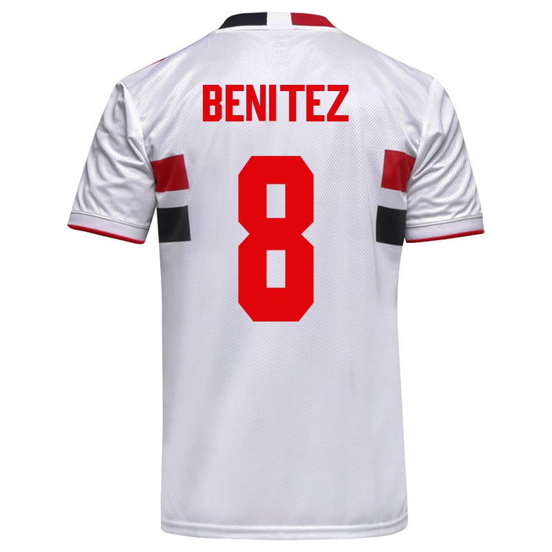 Kinder Martin Benitez #8 Weiß Heimtrikot Trikot 2021/22 T-shirt