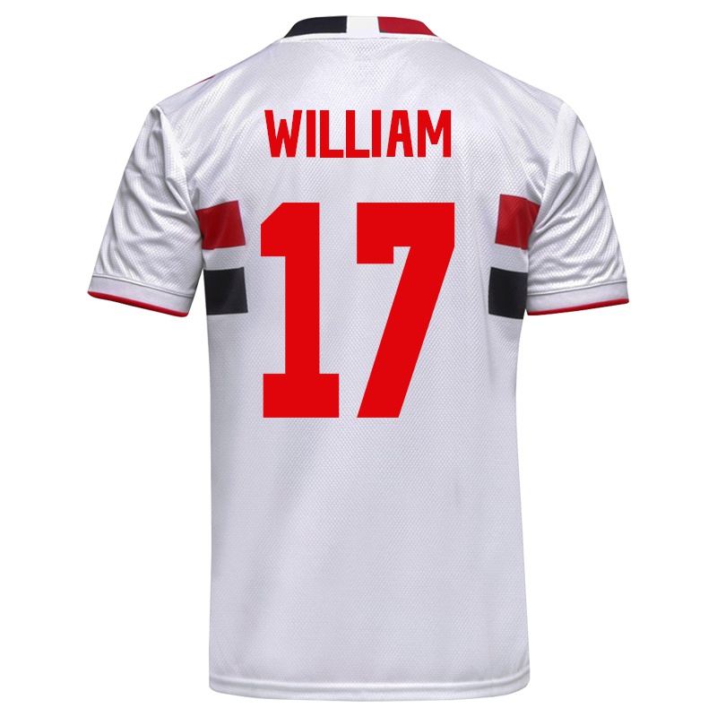 Kinder William #17 Weiß Heimtrikot Trikot 2021/22 T-shirt