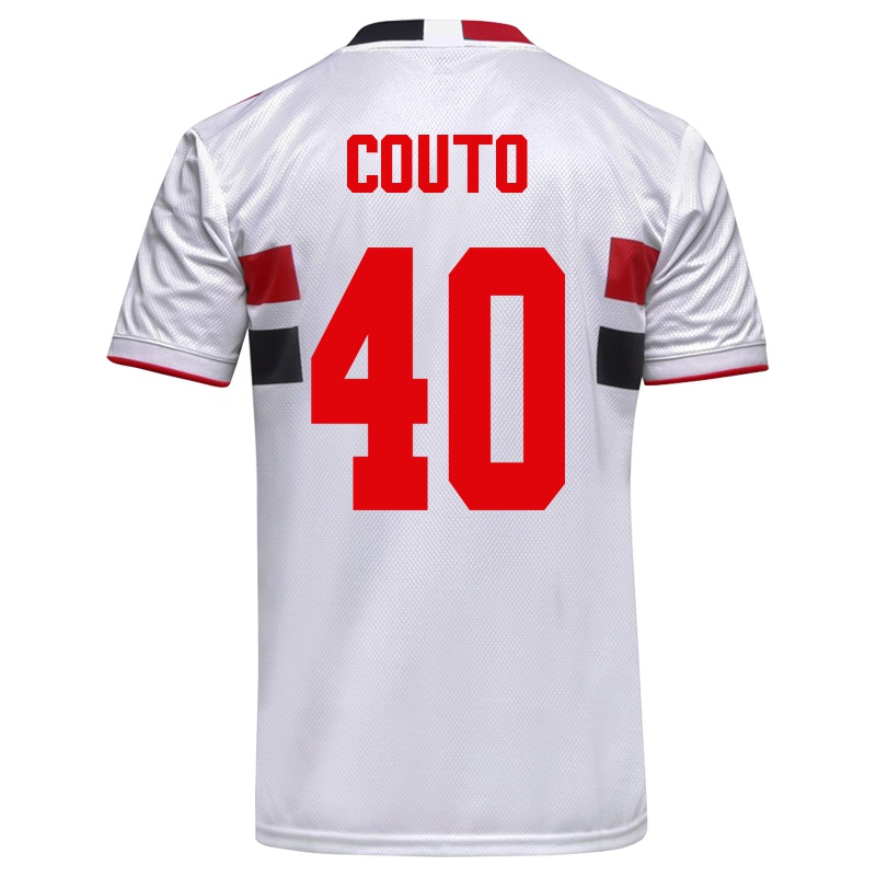Kinder Thiago Couto #40 Weiß Heimtrikot Trikot 2021/22 T-shirt