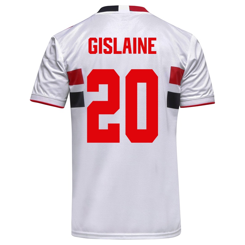 Kinder Gislaine #20 Weiß Heimtrikot Trikot 2021/22 T-shirt