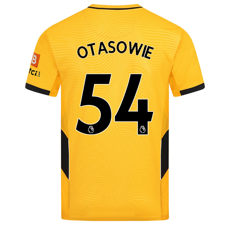 Kinder Owen Otasowie #54 Gelb Heimtrikot Trikot 2021/22 T-shirt