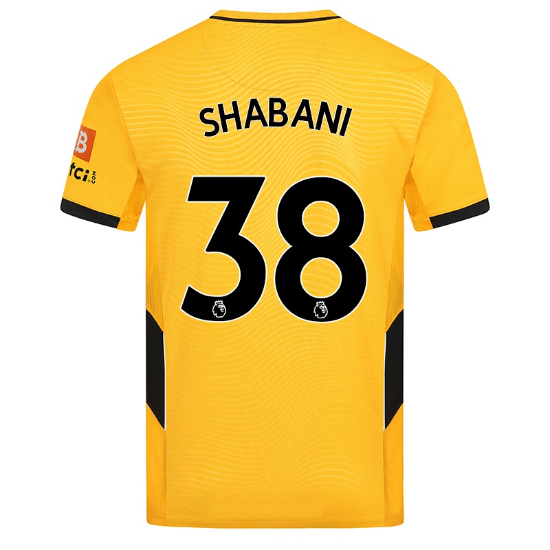 Kinder Meritan Shabani #38 Gelb Heimtrikot Trikot 2021/22 T-shirt