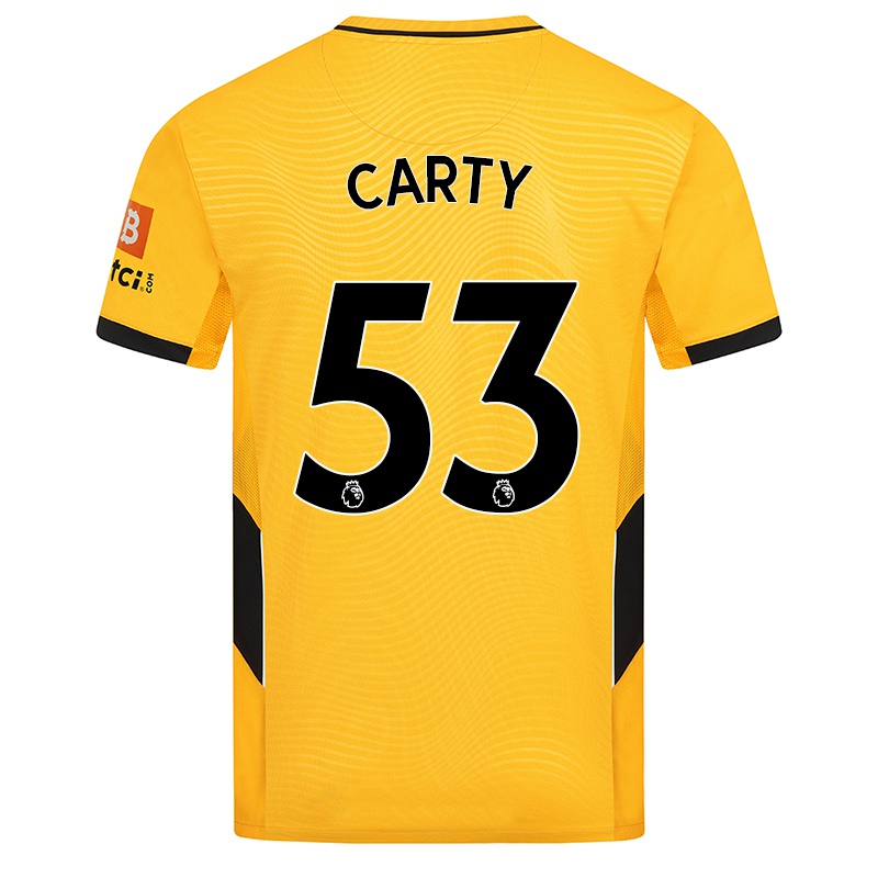 Kinder Conor Carty #53 Gelb Heimtrikot Trikot 2021/22 T-shirt