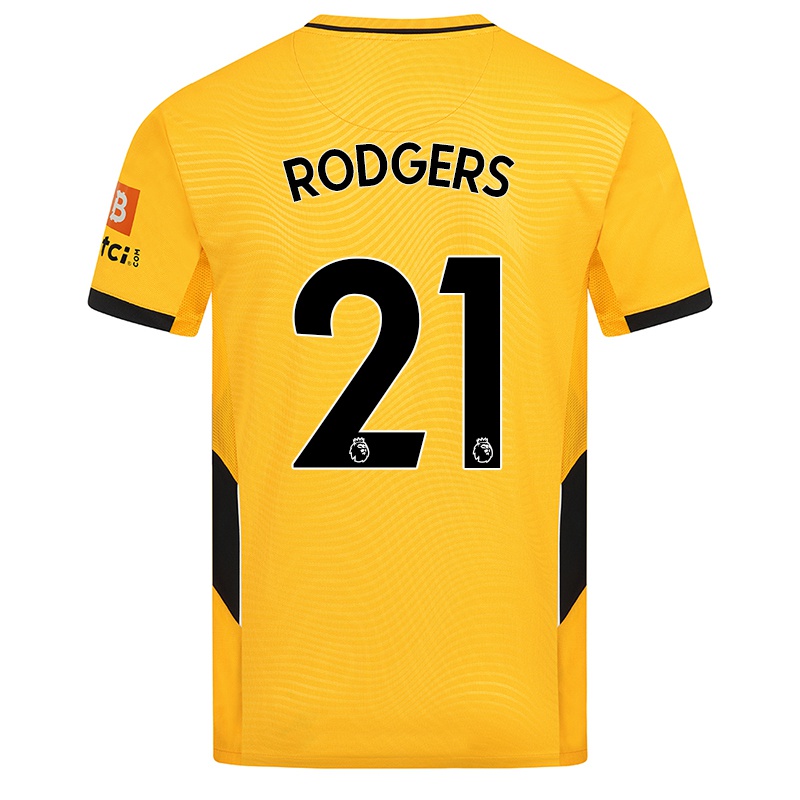 Kinder Eva Rodgers #21 Gelb Heimtrikot Trikot 2021/22 T-shirt