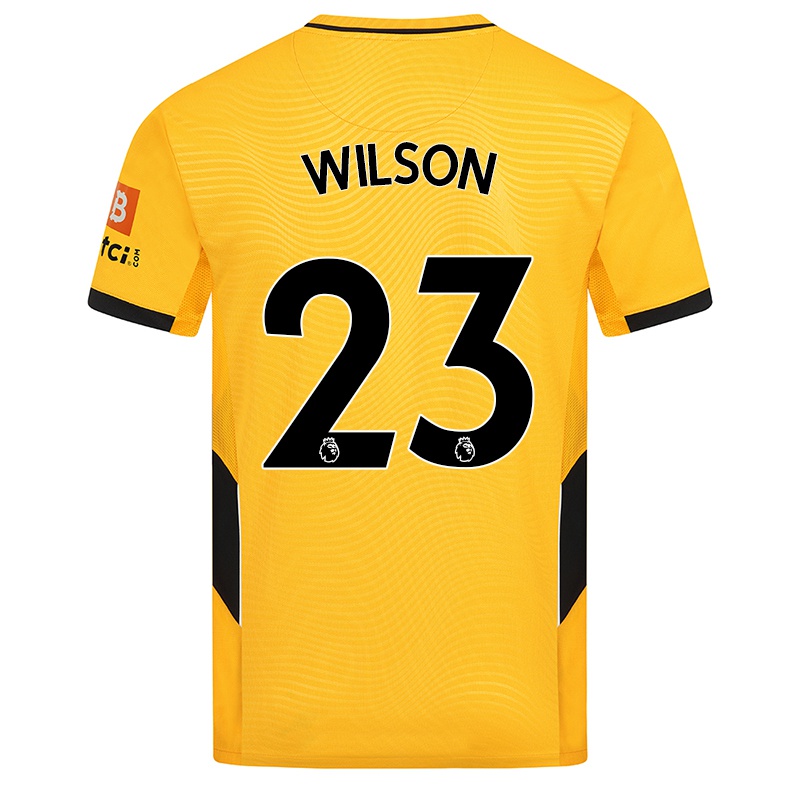 Kinder Pip Wilson #23 Gelb Heimtrikot Trikot 2021/22 T-shirt