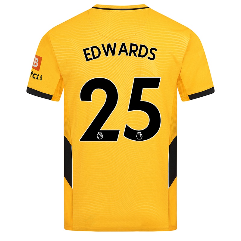 Kinder Nyah Edwards #25 Gelb Heimtrikot Trikot 2021/22 T-shirt