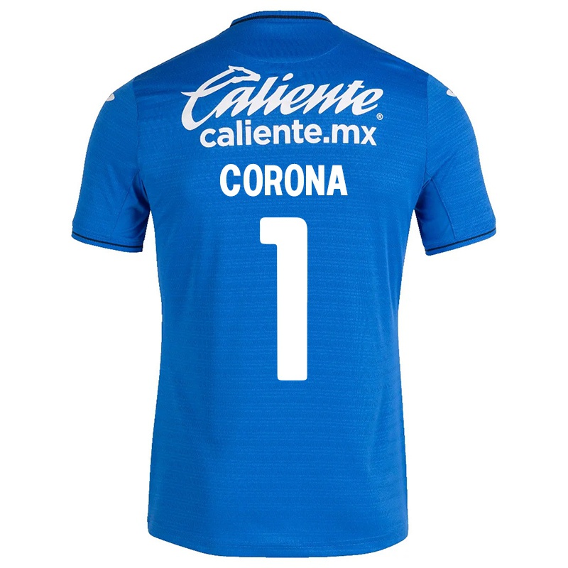 Kinder Jesus Corona #1 Dunkelblau Heimtrikot Trikot 2021/22 T-shirt