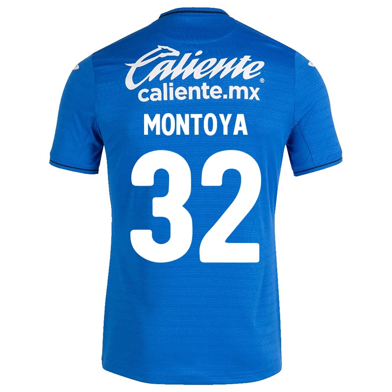 Kinder Walter Montoya #32 Dunkelblau Heimtrikot Trikot 2021/22 T-shirt