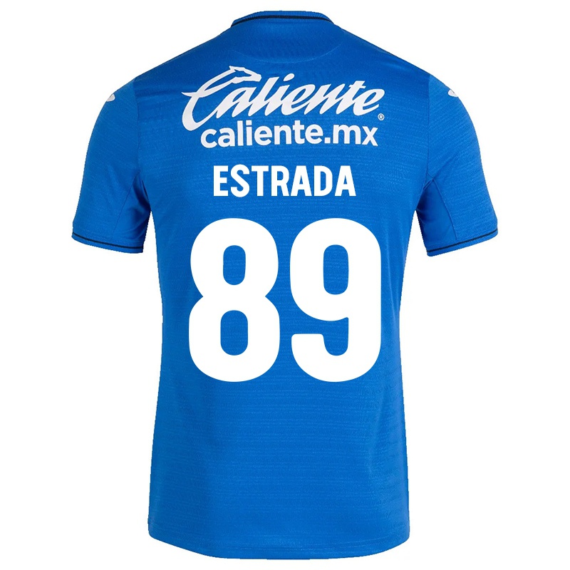 Kinder Kevin Estrada #89 Dunkelblau Heimtrikot Trikot 2021/22 T-shirt