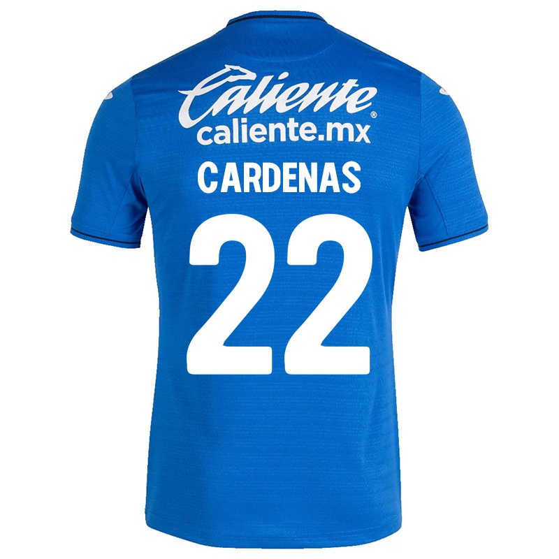 Kinder Nataly Cardenas #22 Dunkelblau Heimtrikot Trikot 2021/22 T-shirt