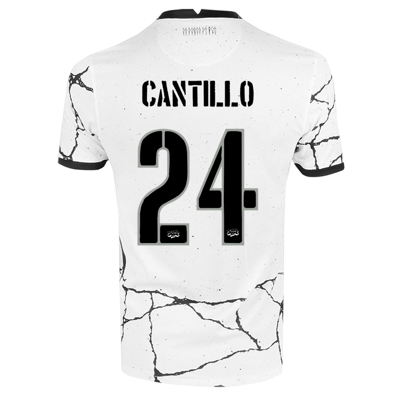 Kinder Victor Cantillo #24 Weiß Heimtrikot Trikot 2021/22 T-shirt