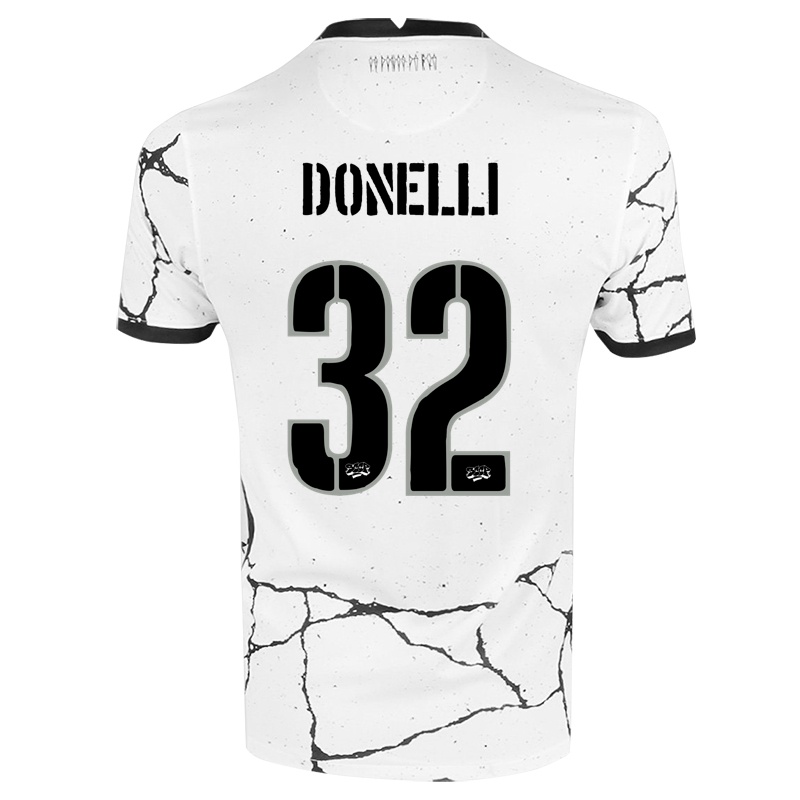 Kinder Matheus Donelli #32 Weiß Heimtrikot Trikot 2021/22 T-shirt