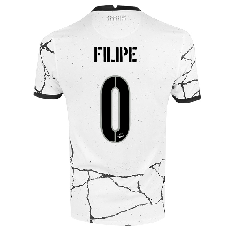 Kinder Filipe #0 Weiß Heimtrikot Trikot 2021/22 T-shirt