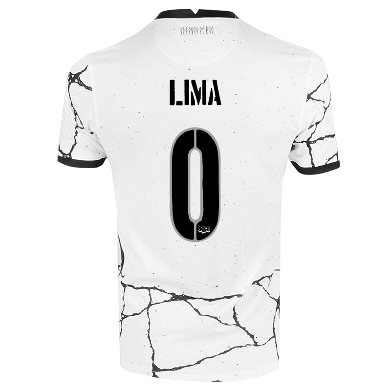 Kinder Gabriel Lima #0 Weiß Heimtrikot Trikot 2021/22 T-shirt