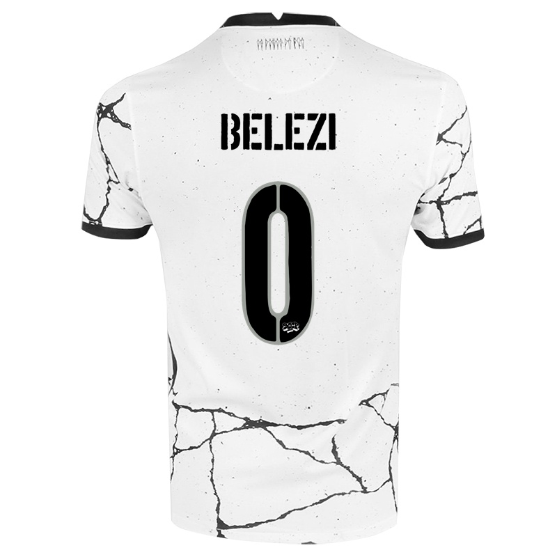 Kinder Lucas Belezi #0 Weiß Heimtrikot Trikot 2021/22 T-shirt