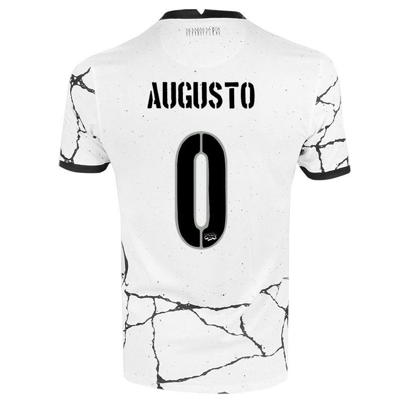 Kinder Felipe Augusto #0 Weiß Heimtrikot Trikot 2021/22 T-shirt