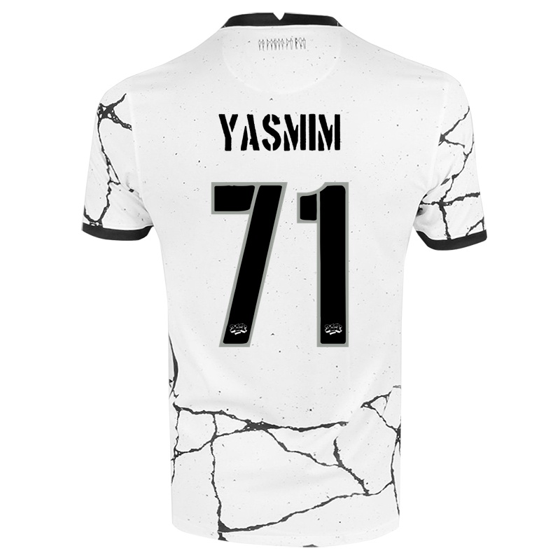 Kinder Yasmim #71 Weiß Heimtrikot Trikot 2021/22 T-shirt
