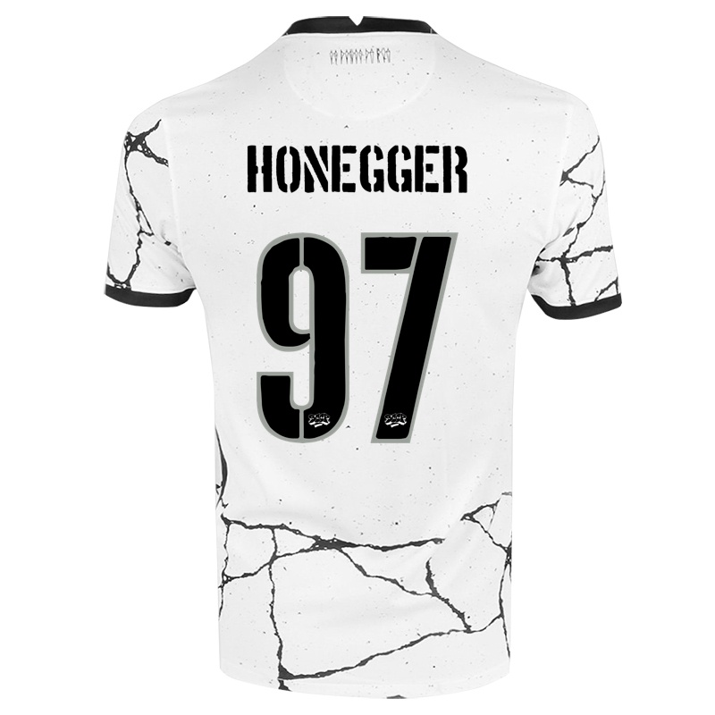 Kinder Natascha Honegger #97 Weiß Heimtrikot Trikot 2021/22 T-shirt