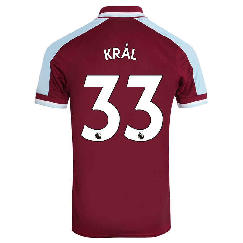 Kinder Alex Kral #33 Kastanienbraun Heimtrikot Trikot 2021/22 T-shirt