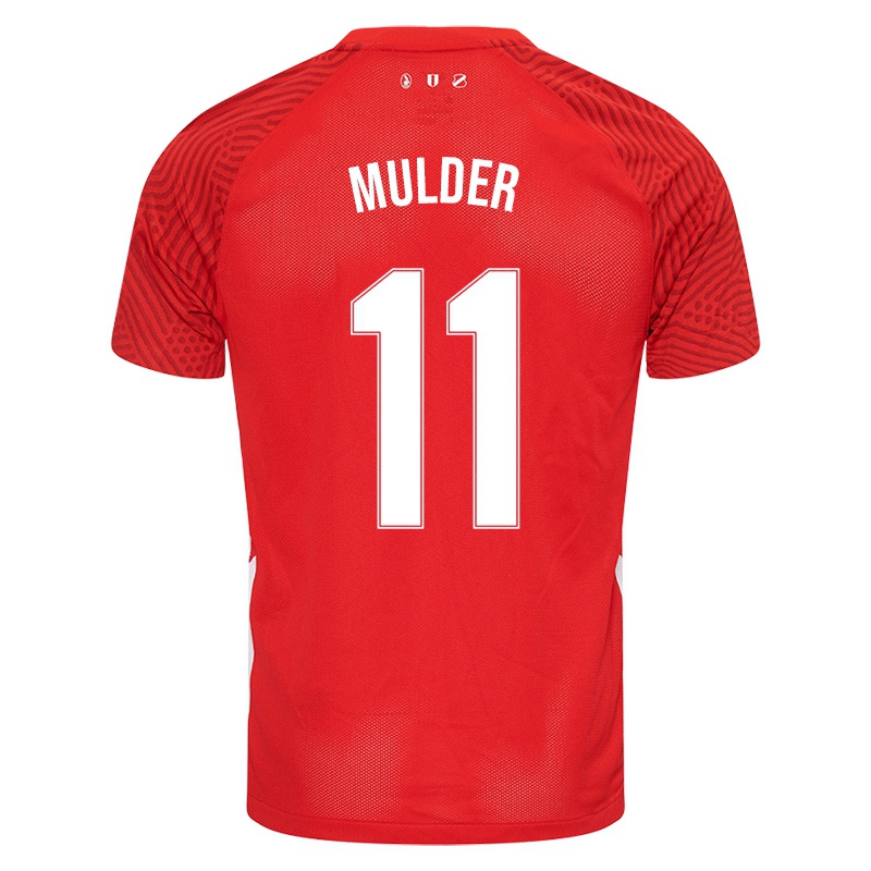 Kinder Wendy Mulder #11 Rot Heimtrikot Trikot 2021/22 T-shirt