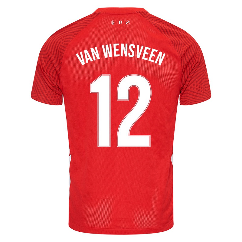 Kinder Dominique Van Wensveen #12 Rot Heimtrikot Trikot 2021/22 T-shirt