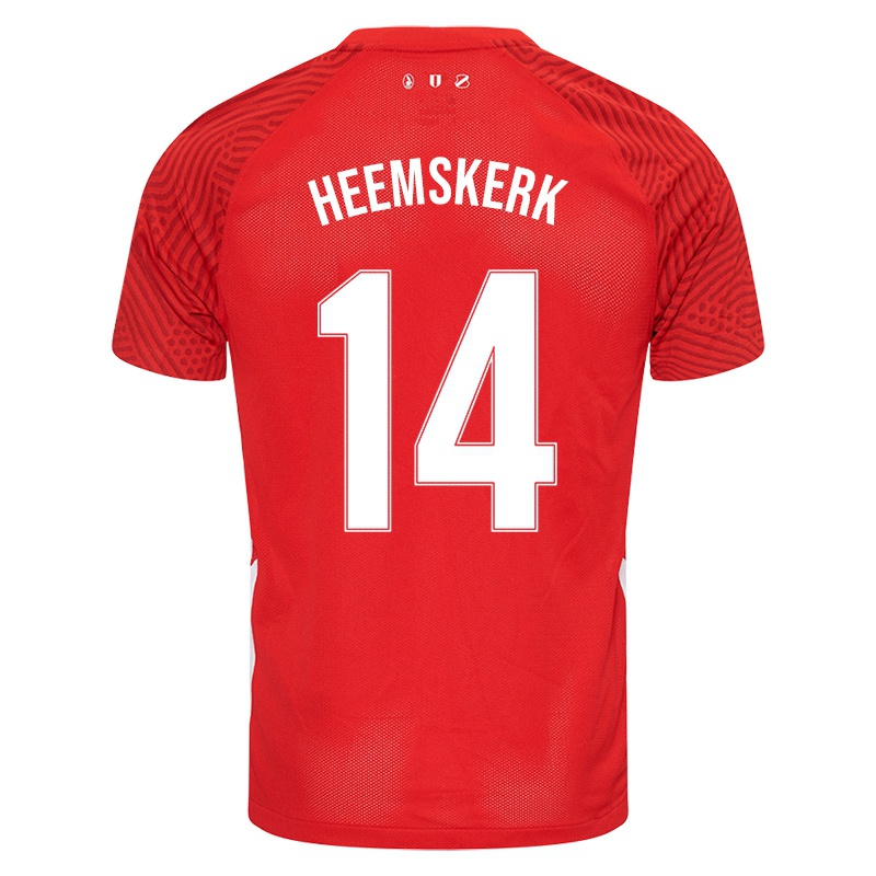 Kinder Helène Heemskerk #14 Rot Heimtrikot Trikot 2021/22 T-shirt