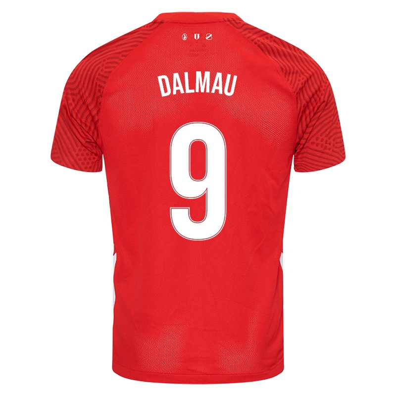 Kinder Adrian Dalmau #9 Rot Heimtrikot Trikot 2021/22 T-shirt