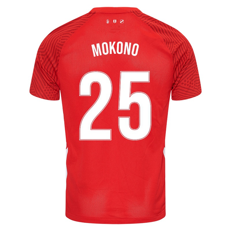 Kinder Sylian Mokono #25 Rot Heimtrikot Trikot 2021/22 T-shirt