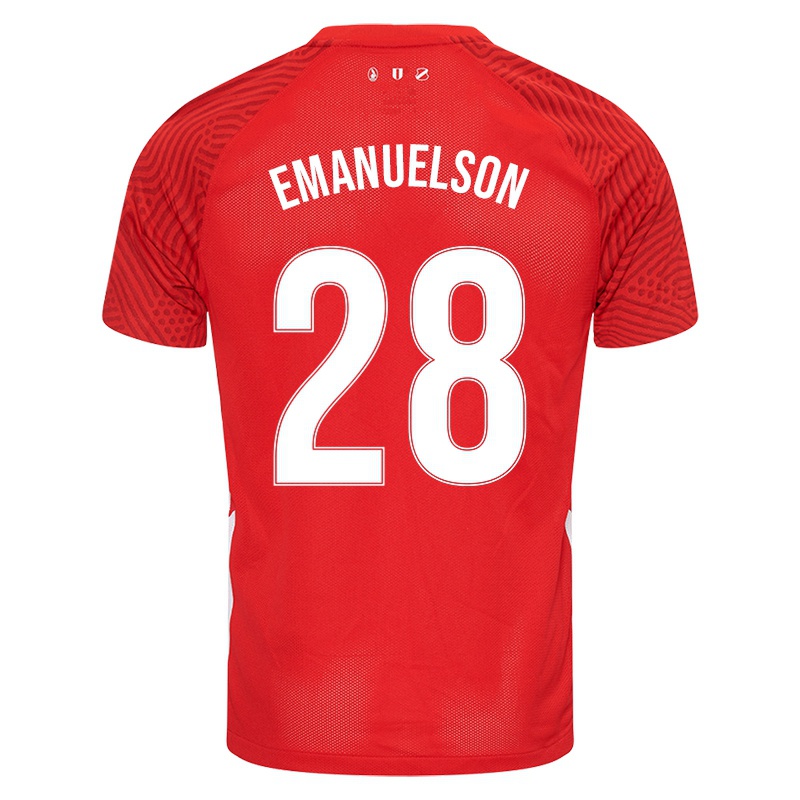 Kinder Urby Emanuelson #28 Rot Heimtrikot Trikot 2021/22 T-shirt