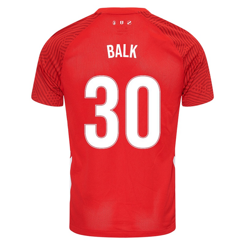 Kinder Remco Balk #30 Rot Heimtrikot Trikot 2021/22 T-shirt