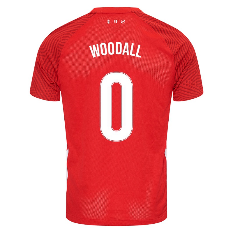 Kinder Roman Woodall #0 Rot Heimtrikot Trikot 2021/22 T-shirt