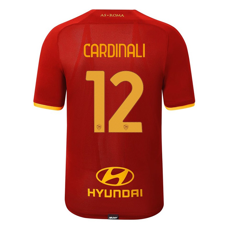 Kinder Matteo Cardinali #12 Rot Heimtrikot Trikot 2021/22 T-shirt
